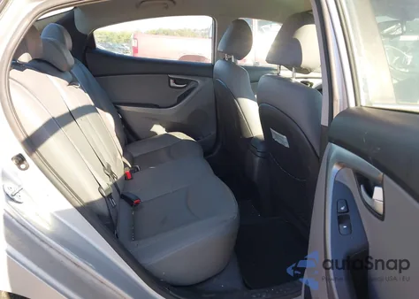 2014 Hyundai Elantra Limited from USA, damaged, VIN KMHDH4AE3EU050186